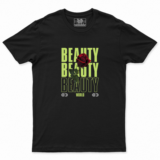 Beauty World Unisex Designer T-shirt