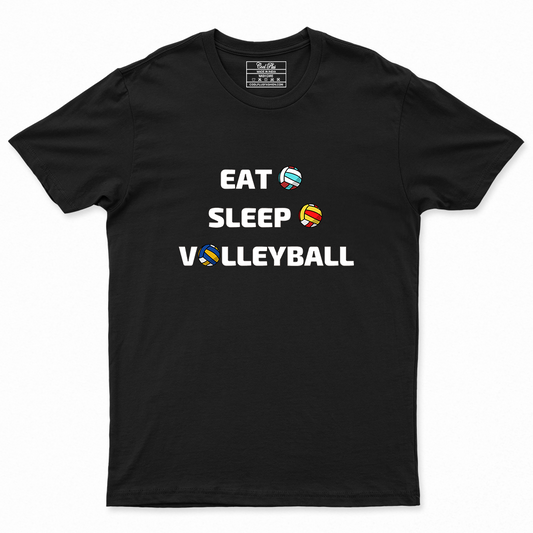 Eat sleep volleyball Sports Unisex Designer T-shirt