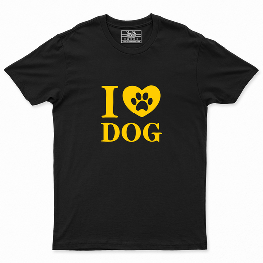 I love dog Unisex Designer T-shirt