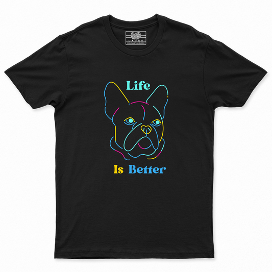 Life is better Unisex Designer T-shirt