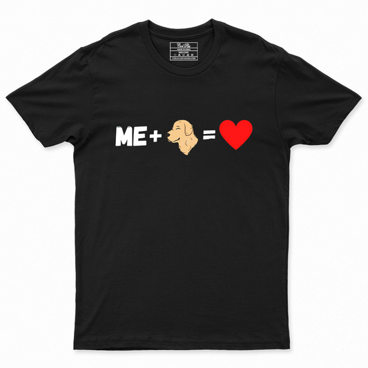 Me + dog love Unisex Designer T-shirt