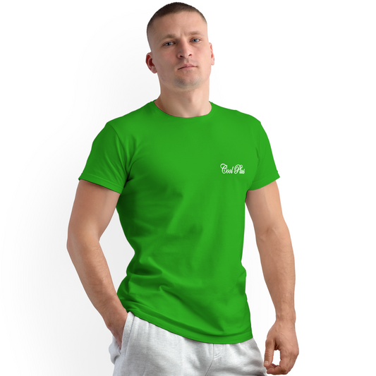 CoolPlus Green Unisex Solid T-shirt