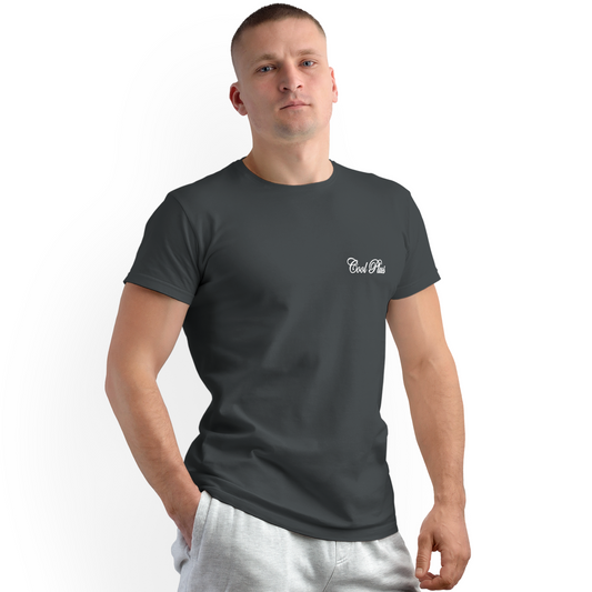 CoolPlus Steel Grey Unisex Solid T-shirt