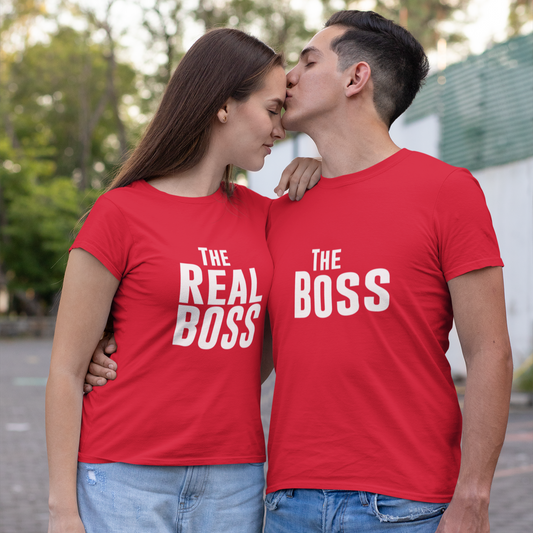 The Boss & The Real Boss Couple T-shirt