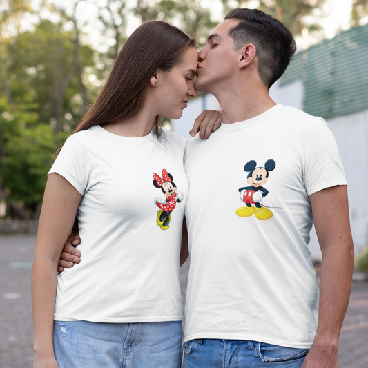 Mickey mouse and Minnie mouse Couple T-shirt
