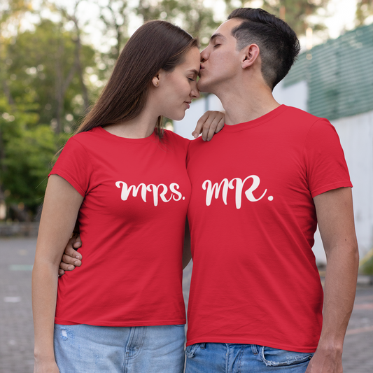 Mr & Mrs Couple T-shirt