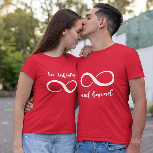 To Infinity And Beyond Couple T-shirt